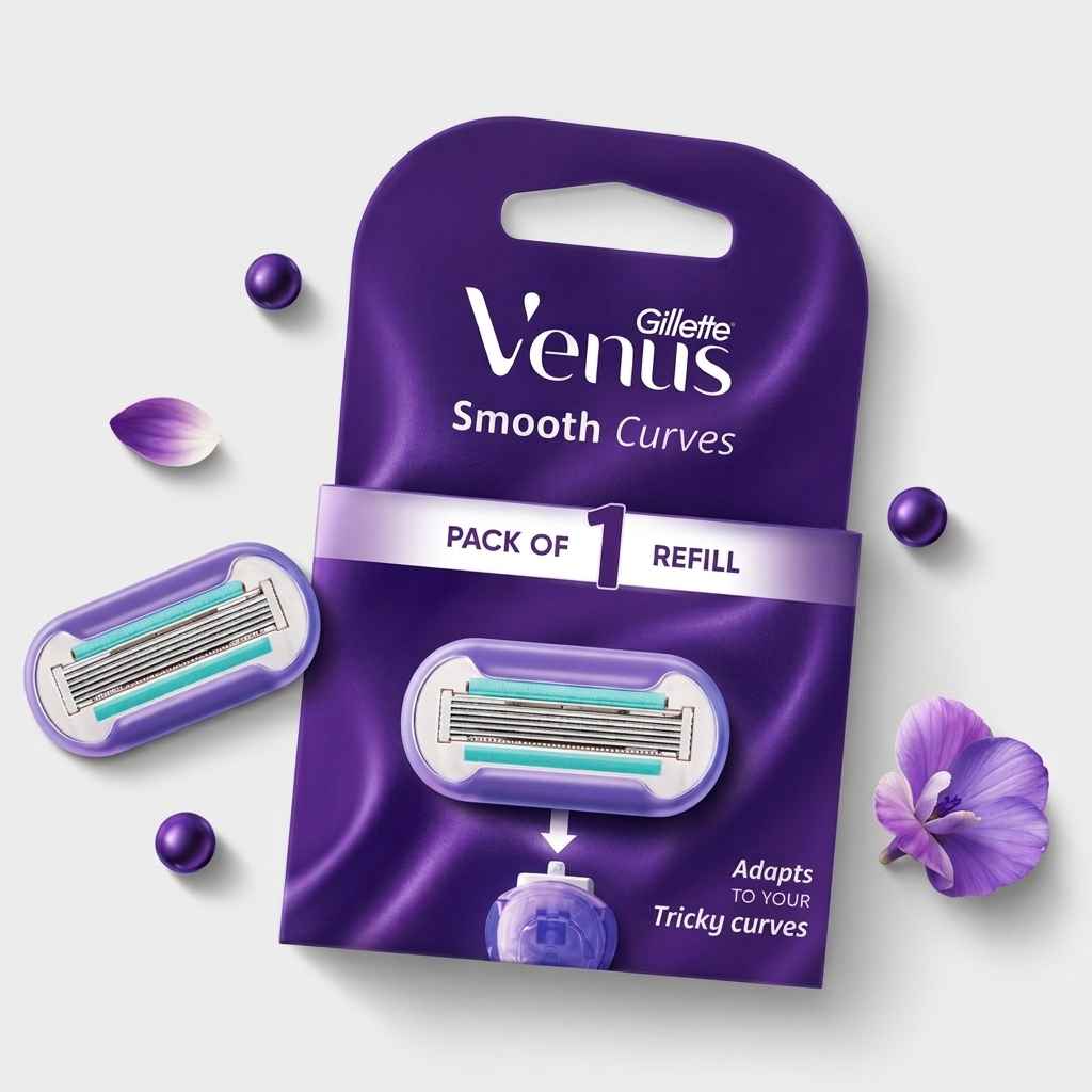 Venus Smooth Curve Razor Refill | 1 Piece